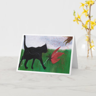 Reizende Katten Kunstwerk Kaart