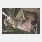 reizende muizen decoupage inpakpapier vel (Voorkant 3)