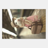 reizende muizen decoupage inpakpapier vel (Voorkant)