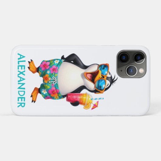 Reizende Pinguïn Case-Mate iPhone Case (Achterkant (horizontaal))