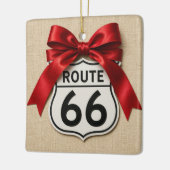 Reizende Route 66 Eeuwfeest Kerst Ornament (Links)