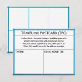 Reizende Sticker Postkaart (Voorkant / Achterkant)