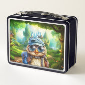 Reizende uil op een betoverd bos (Achterkant)