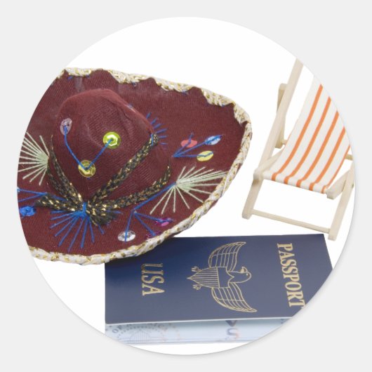 ReizenVakantie071809 Ronde Sticker (Voorkant)