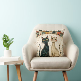 Reizige Katten Worpkussen Kussen