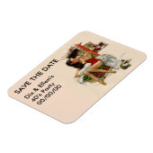 Reizigende Circus Save-the-Date Magneet (Linkerzijde)