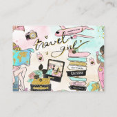 Reizigende Miss naar Mrs Vrijgezellenfeest Registr Informatiekaartje (Achterkant)