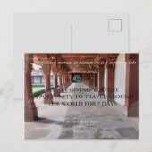 Reizigeningskaart Aankondigingskaart (Voorkant / Achterkant)