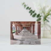 Reizigeningskaart Aankondigingskaart (Staand voorkant)