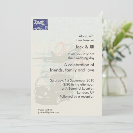 Reiziger 5x7 kaart (Staand voorkant)