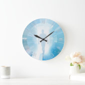 Reiziger door ruimte en tijd grote klok (Huis)