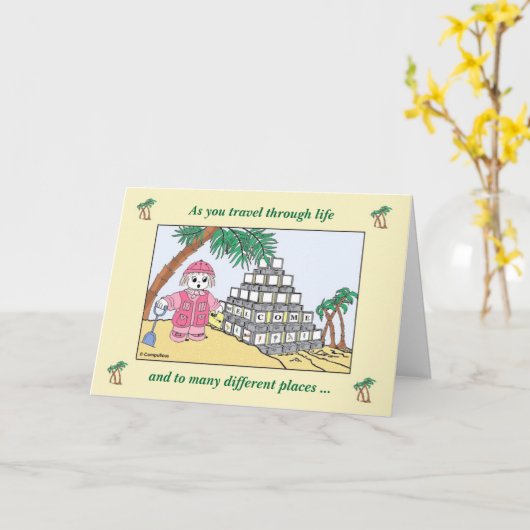 REIZIGER EN REIS ... Kaart (Gele Bloem)