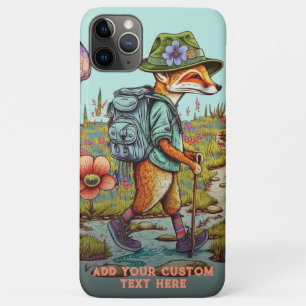 Reiziger Fox Wildflower Cottagecore Floral Custom Case-Mate iPhone Case