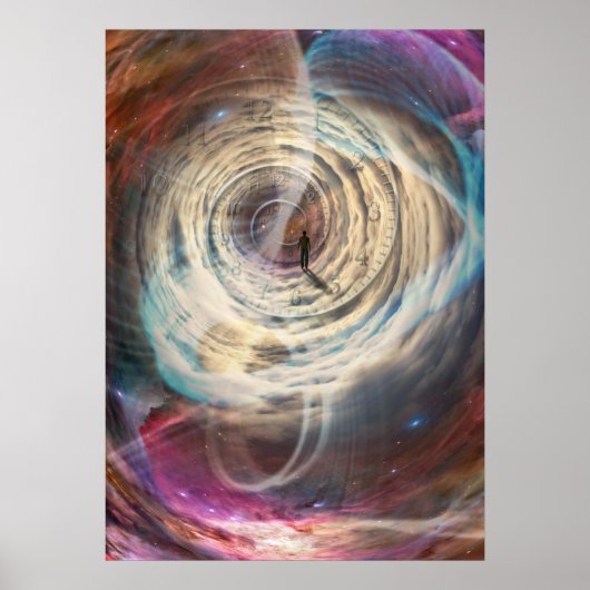 Reiziger in het universum poster (Voorkant)