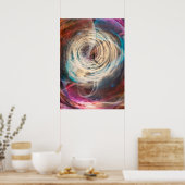 Reiziger in het universum poster (Keuken)