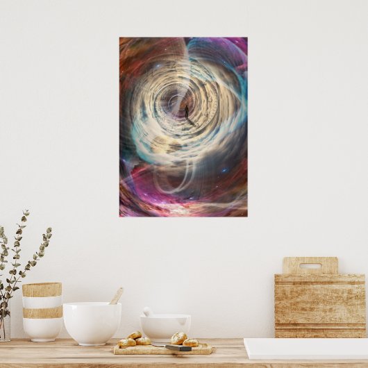 Reiziger in het universum poster (Keuken)