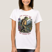 Reiziger Kikker wildbloem bos Toad, Kikker liefheb T-shirt (Voorkant)