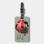 Reiziger per trein bagagelabel (Voorkant verticaal)