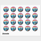Reiziger Ronde Sticker (Vel)