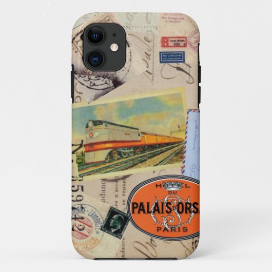 reiziger stempelt iPhone-hoesje Case-Mate iPhone Case (Achterkant)