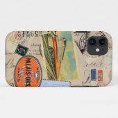 reiziger stempelt iPhone-hoesje Case-Mate iPhone Case (Achterkant (horizontaal))