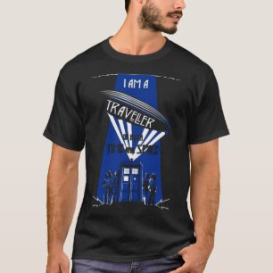 Reiziger van tijd en ruimte kalligrafisch t-shirt