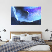 Reiziger (vlak) canvas afdruk (Insitu (Slaapkamer))