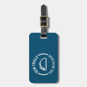 Reizigerbrandstof met taco's uitvoeren bagagelabel (Voorkant verticaal)