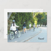 Reizigerfietsen Briefkaart (Voorkant / Achterkant)