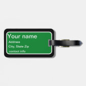 Reizigerlicht Bagagelabel (Achterkant horizontaal)