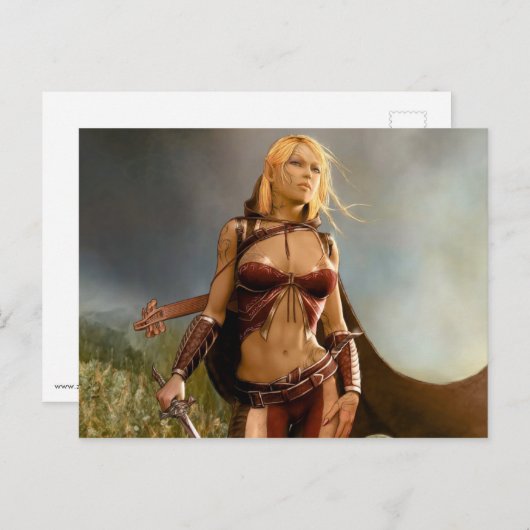 Reizigerplank Briefkaart (Voorkant / Achterkant)