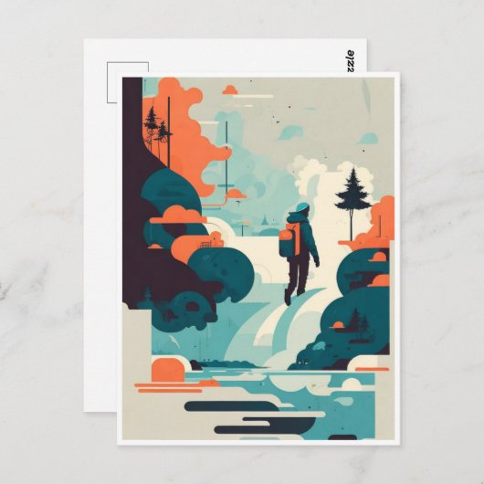 Reizigers  briefkaart (Voorkant / Achterkant)