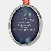 Reizigers en sterren - Keramische siervoorwerpen Metalen Ornament (Links)