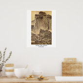 Reizigers in de bergen van Fan Kuan Poster (Keuken)