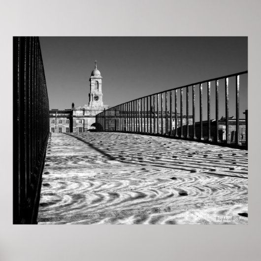 Reizigers in de eindfase, foto's met fijne kunst poster (Voorkant)