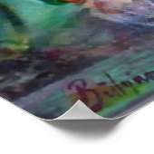 Reizigers in de nacht poster (Hoek)