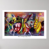 Reizigers in de nacht poster (Voorkant)