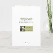 Reizigers.  Kaarten voor fijne kunst (Achterkant)