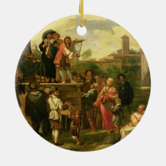 Reizigers Keramisch Ornament (Achterkant)