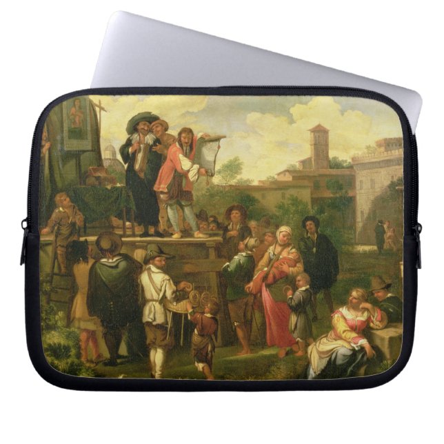 Reizigers Laptop Sleeve (Voorkant)