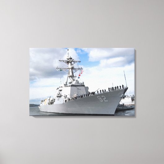 Reizigers mannen canvas afdruk (Voorkant)