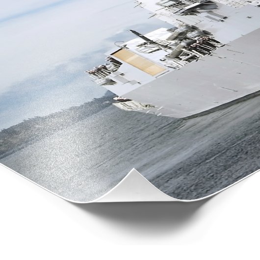 Reizigers mannen foto afdruk (Hoek)