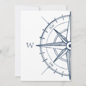 Reizigers met kompas en Wereldbol Weddenschappen Kaart (Achterkant)