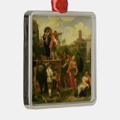 Reizigers Metalen Ornament (Rechts)