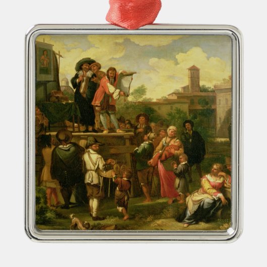 Reizigers Metalen Ornament (Voorkant)