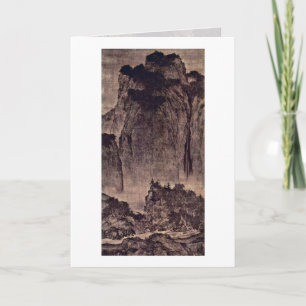 Reizigers onder Bergen en Stromen door Ventilator Kaart