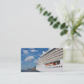 Reizigersagent cruise Ship Visitekaartje (Staand voorkant)