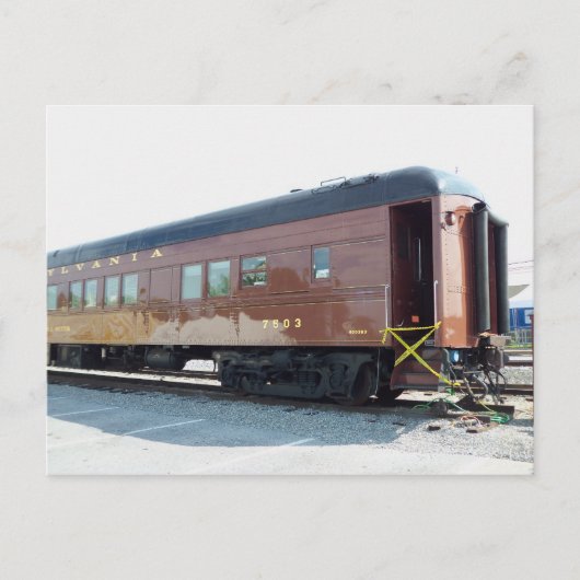 Reizigersauto.  Strasburg, PA Briefkaart (Voorkant)