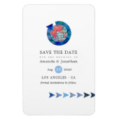 Reizigersavondenweduwschap Sla datum op Magneet (Verticaal)