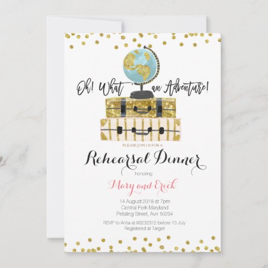 Reizigersavoneel repetitie kaart (Voorkant)